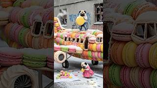 The dream of a macaron airplane has vanished for the poor pug and his daughter.😭❄️💔 #funny #cute