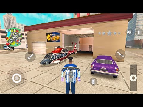 Helicopter and Car Driving in Open World Police Game - Android Gameplay
