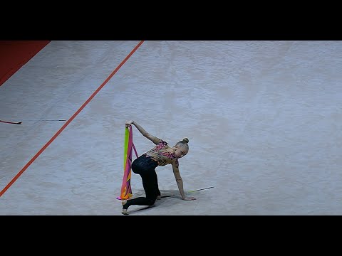 Viktoriia Onopriienko Ribbon Final 29,000 - European Championships Baku 2023