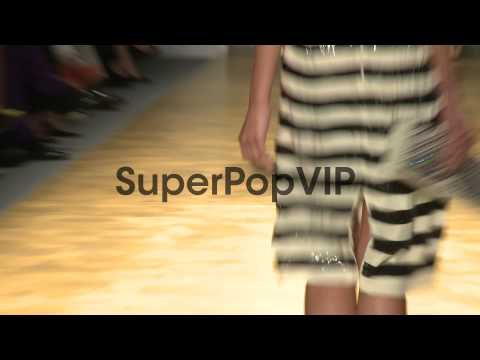 Models walk the runway during Nicole Miller - Runway - Sp...