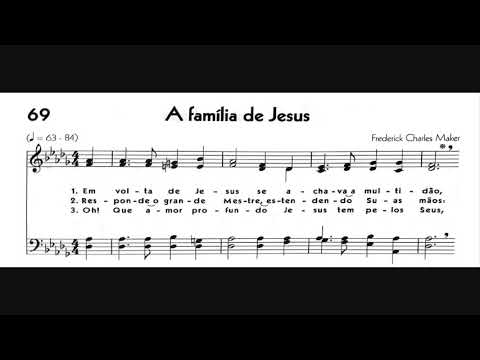 Hinário 5 CCB - Hino 069 - A família de Jesus - Strings - Teclado Yamaha PSR S670