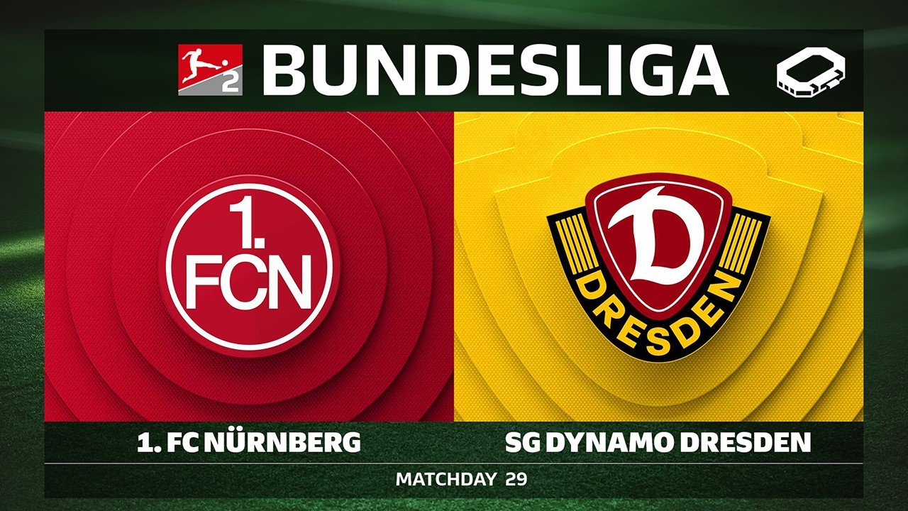 1. FC Nürnberg vs. SG Dynamo Dresden | Matchday 29 - Bundesliga 2 2025/26