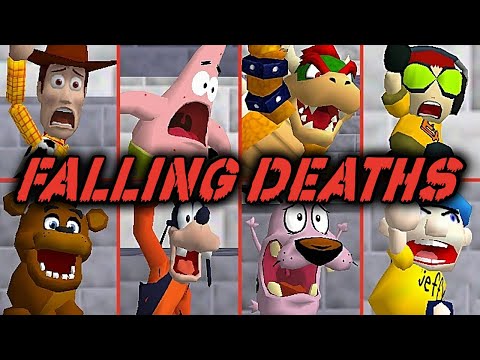 🤣 Funniest Screaming Fall Deaths - Super Mario 64 PC Port