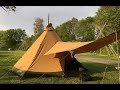 the interior of our tentipi safir 9 cp