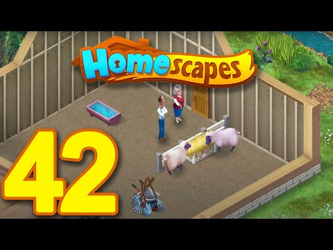 HOMESCAPES Story Walkthrough Gameplay #42 - Farm Day 1 (iOS, Android)