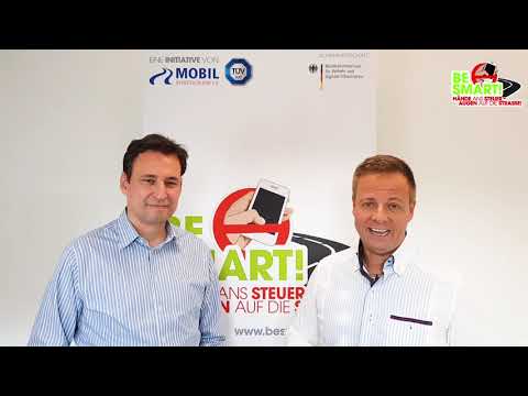 Staatsminister Georg Eisenreich unterstützt Verkehrssicherheitskampagne BE SMART