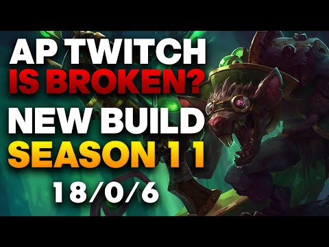 Vapora Dark AP Twitch ADC Gameplay - AP Twitch Is Actually Strong Now! | League of Legends
