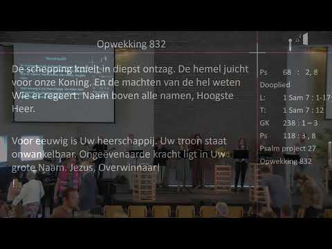 Kerkdienst 30 augustus met ds. L.R.J. Kramer