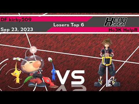 Xenosaga XLIX L.Top 6 - kirby509 (Olimar) vs HelpR (Sora) - Smash Ultimate