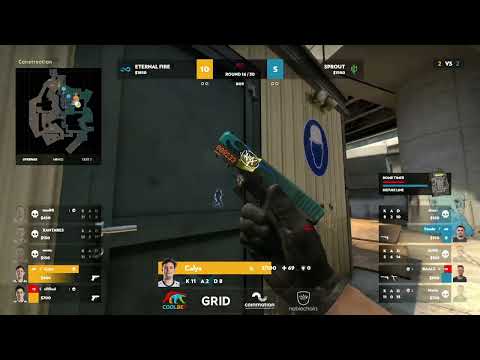 Calyx 1vs2 Clutch Atarak Pistol Roundu Kurtarıyor - Eternal Fire vs Sprout #forEF