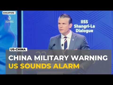 US Defense Chief Warns of China’s Military Rise at Shangri-La Dialogue