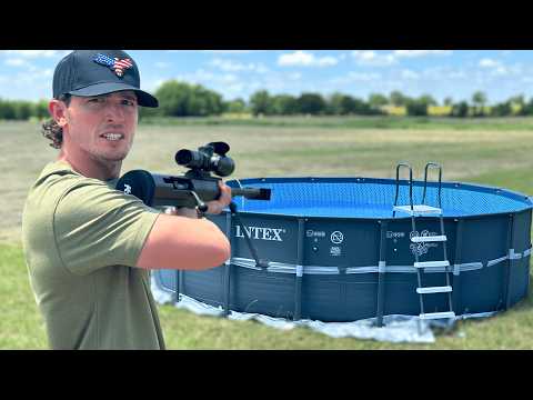 Can a Swimming Pool Stop a 50 Cal Sniper Rifle?
