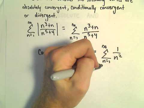 Absolute Convergence, Conditional Convergence, Another Example 3