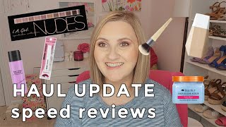 Ulta/ Sephora Haul Update and Speed Reviews