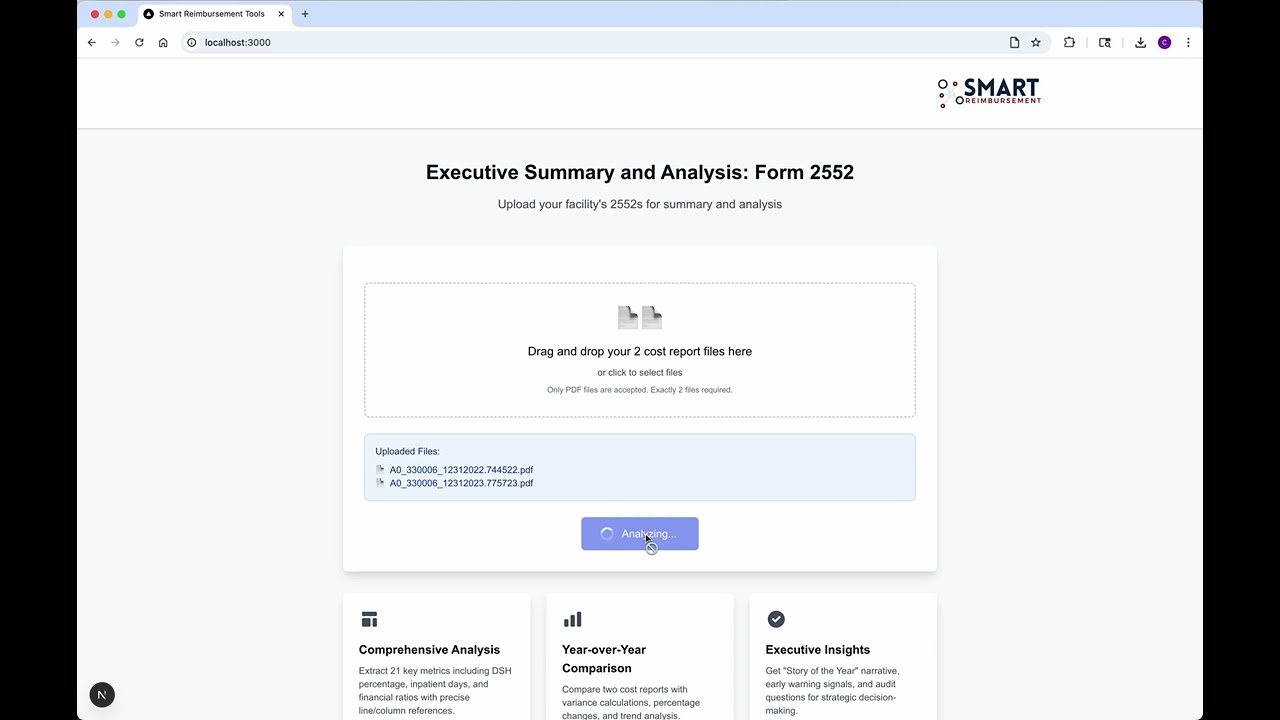 Smart Reimbursement project preview