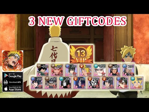 Nindo Fire Will & 3 New Giftcodes May - Naruto x Boruto RPG Free All LR & VIP13