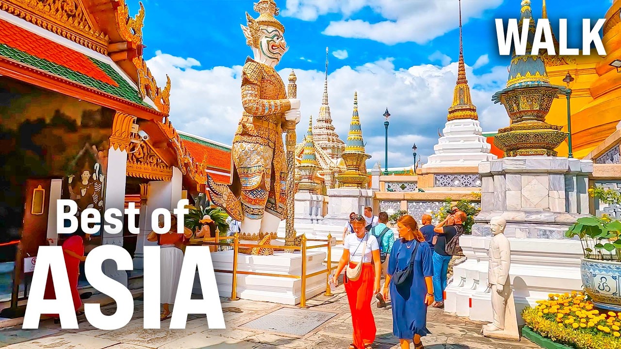 The Ultimate Asian Expedition | ASIA Walking Tour with Captions [4K Ultra HD/60fps]