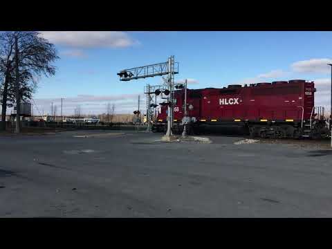 BNSF Local By The Mighty Mississippi River In Hannibal MO!