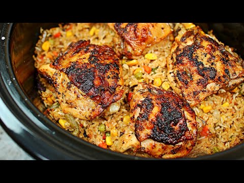 Slow Cooker Chicken and Rice Recipe - How to make Chicken and Rice in the Slow Cooker