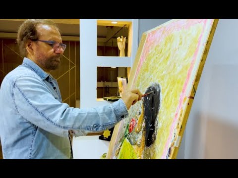 Moazzam Ali - Watercolor Painting 🎨 with a Touch of Aquarell Gold 🎨🖌️