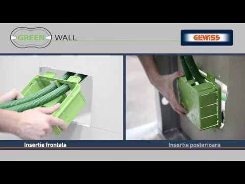 Video Doza conexiuni electrice cu fixare in pereti de gips carton 196x152x75