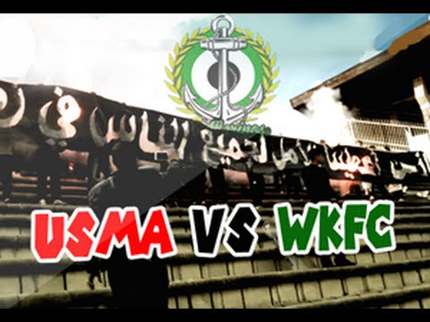 Ultras los marinos : Usma annaba vs wkfc collo message et craquage ULM a l'exterieur