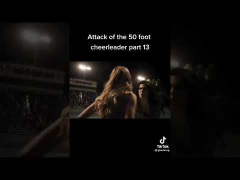 cassie face off against brittany (attack of the 50 foot cheerleader movie clip)