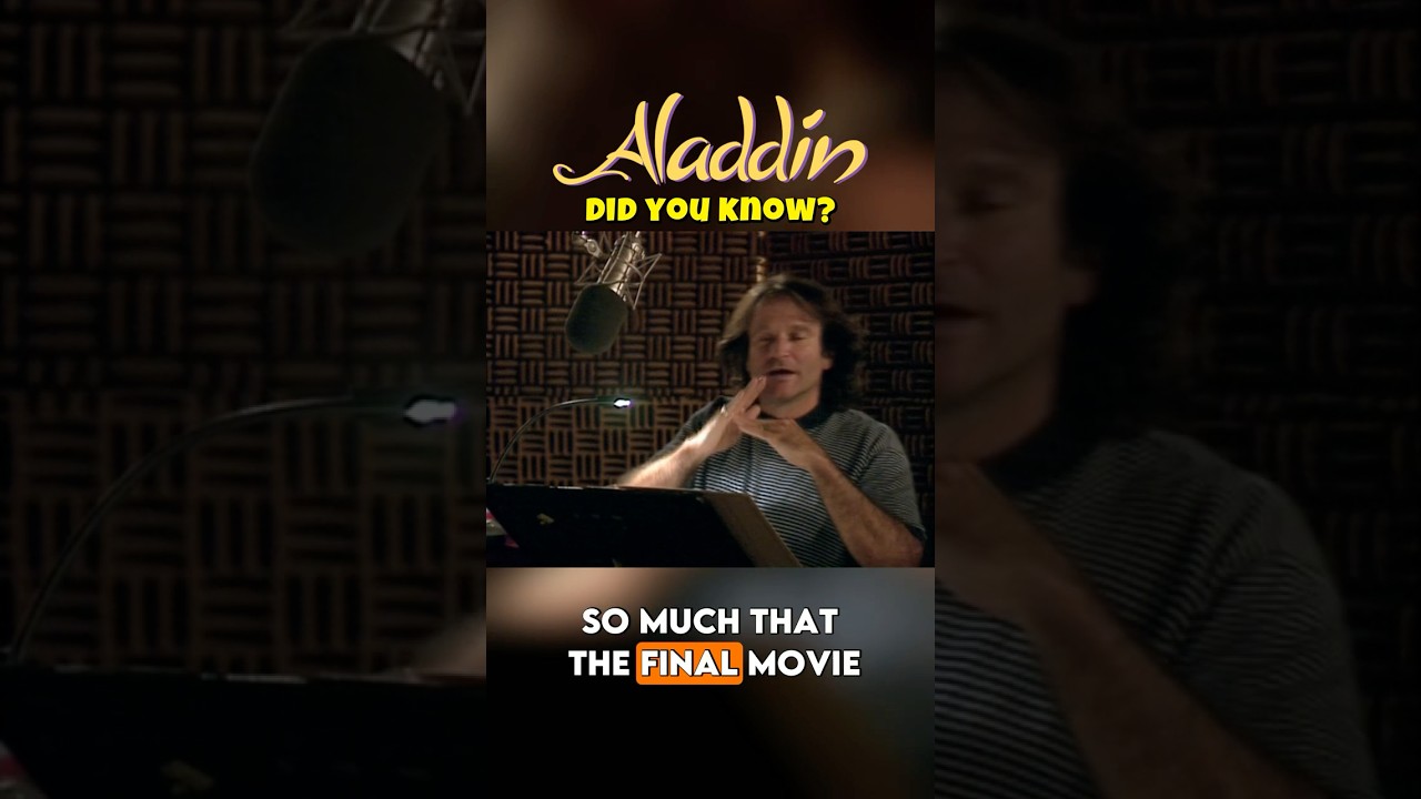 Did You Know While Recording Aladdin What happened in the recording booth changed Aladdin forever!