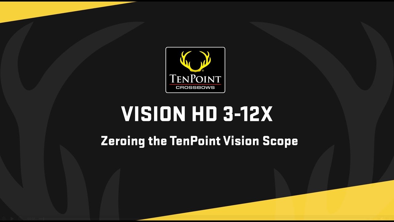 Zeroing the TenPoint Vision HD Digital Rangefinding Scope