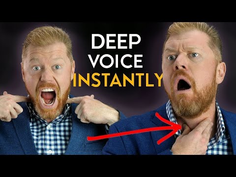 How To Get a DEEP Voice INSTANTLY - "See The Change"
