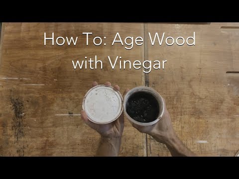 How to Age Wood with Vinegar