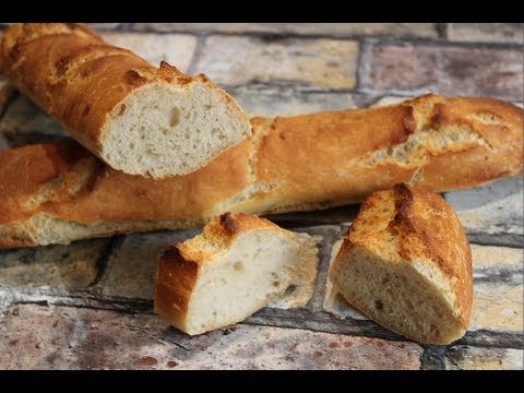 Baguettes sans pétrissage