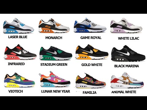 Nike Air Max 90_ Visual Guide With Colorway Names