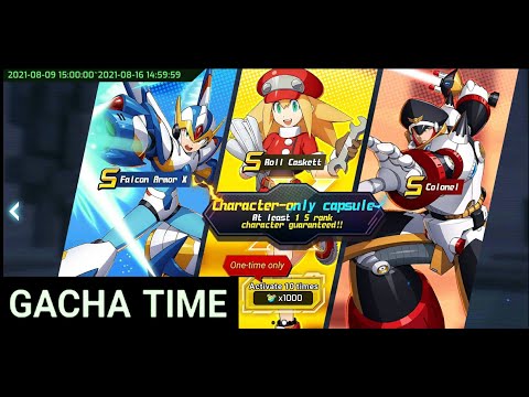 Gacha Summoning Capsule Pull - Character only Capsule S Guaranteed 「 Mega Man X Dive 」