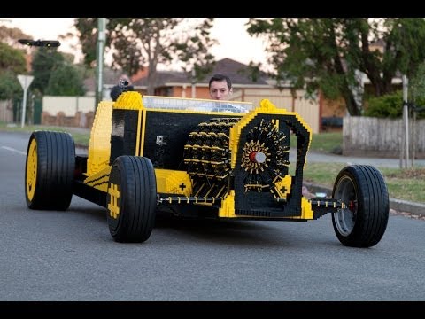 The World's One and Only Lego Car - Amazing!