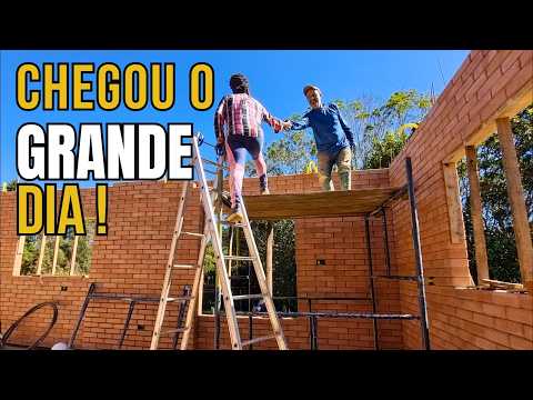 DEPOIS DA CABANA MAIS BARATA DO MUNDO... FINALMENTE A OBRA RECOMEÇOU! 😱🏡