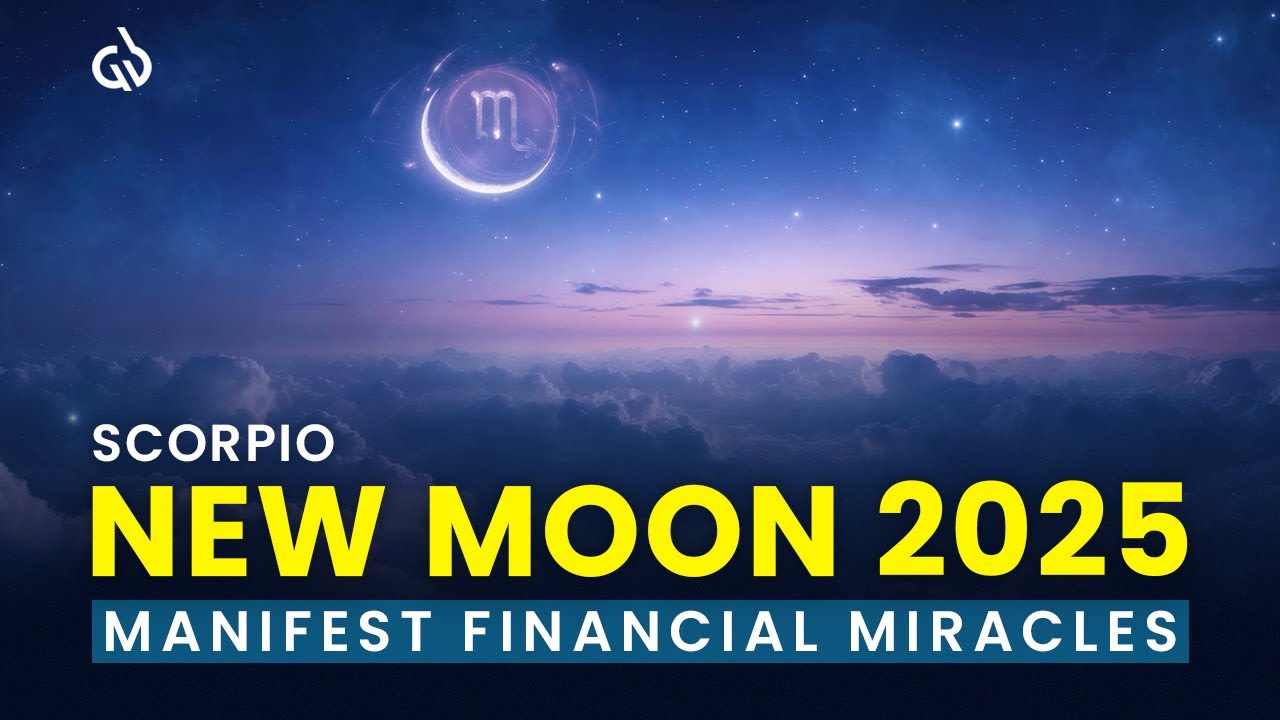 Scorpio New Moon 2025: New Moon Meditation Music to Manifest Financial Miracles & Abundance