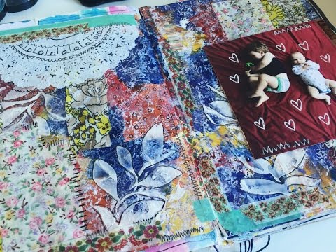 Completed Art Journal Flip Through