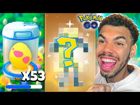 50 OVOS CHOCADOS ESSE É O SHINY QUE VOCÊS QUEREM - POKEMON GO | Cris |