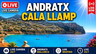 🌞 Mallorca Webcam Live Weather Cam Port d'Andratx / Cala Llamp 4K UHD #Mallorca  #BeachClub #Weather