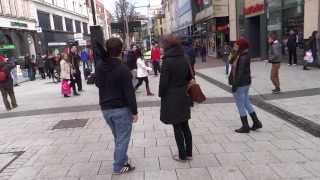 preview picture of video 'Free Hugs Cardiff City Centre 15 February 2014'