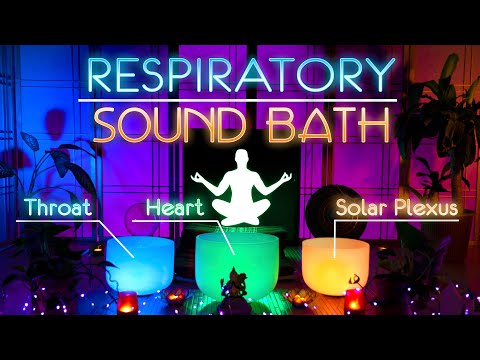 Singing Bowl Chakra Cleanse - Heart, Solar Plexus, Throat - Meditation | Sleep Sounds | Sound Bath