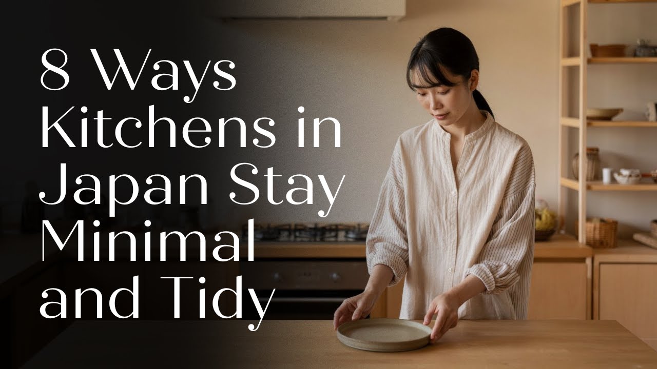 8 Ways Kitchens in Japan Stay Minimal and Tidy | Japanese Minimalism