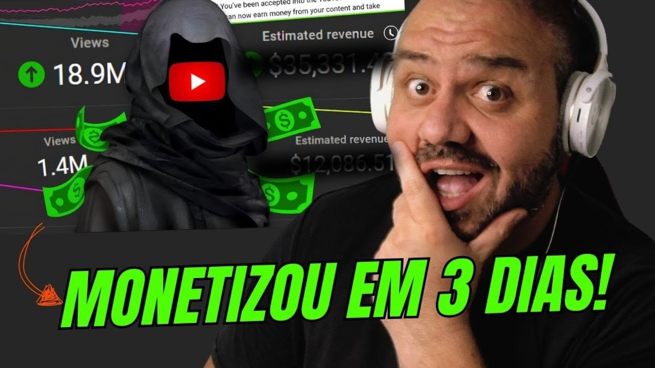 ELE MONETIZOU UM CANAL DARK EM 3 DIAS PRA PROVAR QUE NÃO É SORTE