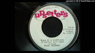 Max Romeo - War In A Babylon / Revelation Dub - Upsetter 7&quot;