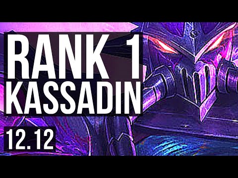 KASSADIN vs FIZZ (MID) | Rank 1 Kassadin, 10/2/6, Godlike | KR Challenger | 12.12