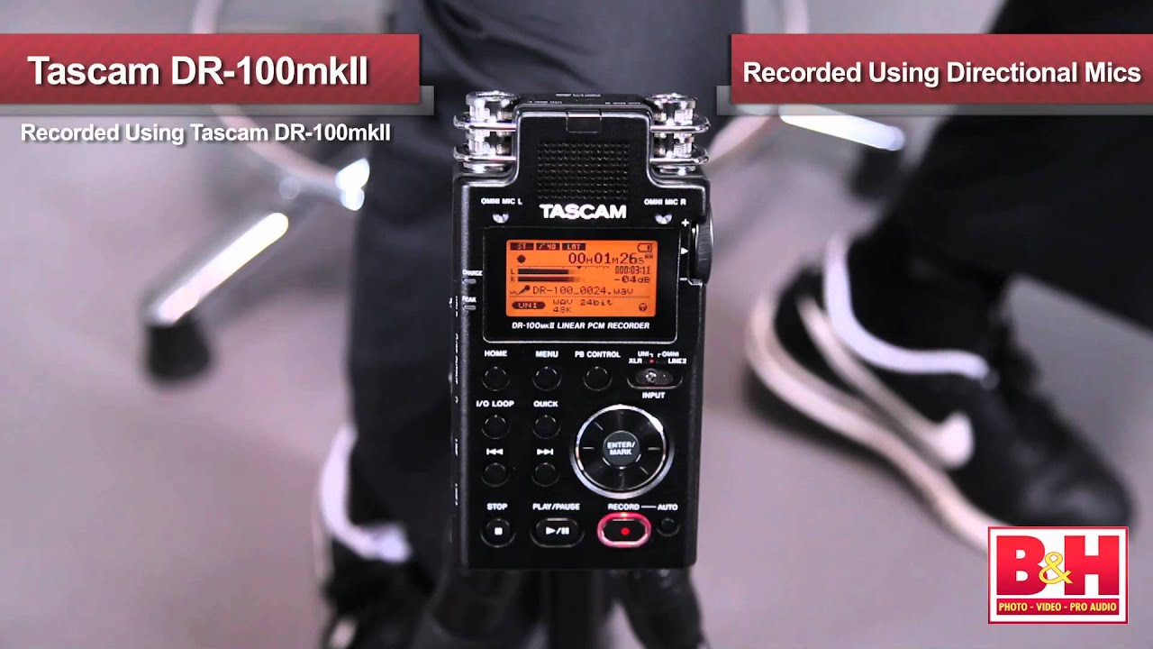 Рекордер Tascam DR-100MKII