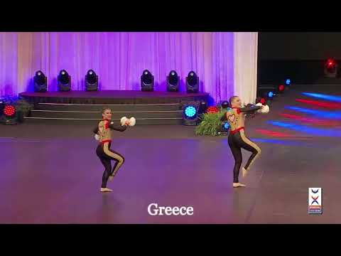 ICU Worlds 2022 Doubles Pom - Team Greece