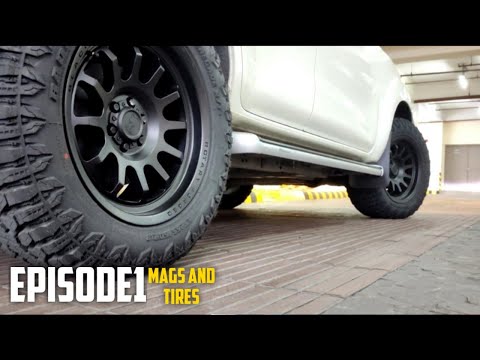 (Episode 1) Mags and Tires Nissan Terra Rotary Forge Black Rhino with Radar Tires 265/60/r18