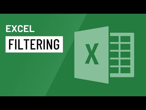Excel Filtering Data